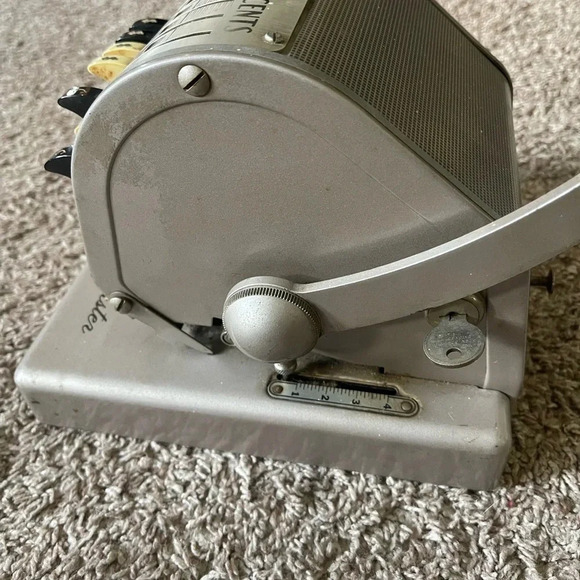 Vintage Paymaster Cash Register Series  X-900 With Key - Picture 4 of 7